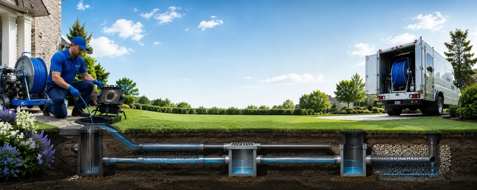 Outdoor drain cleaning information for Bradleyville, MO